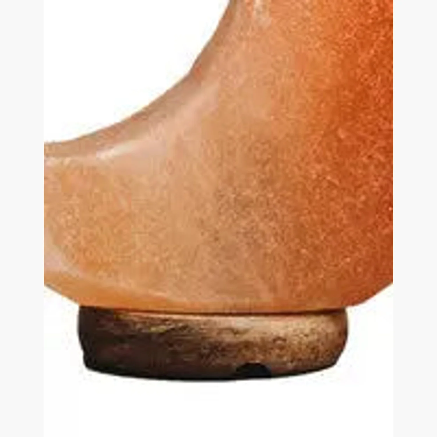 Nepal Crescent Moon Pink Natural Salt Lamp - Image 5