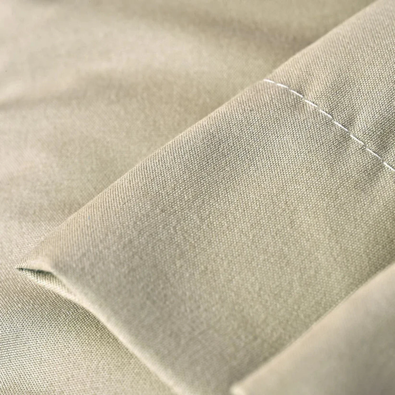 Night Lark® Plain Dye Pillowcase Pair - Warm Sand - Image 3